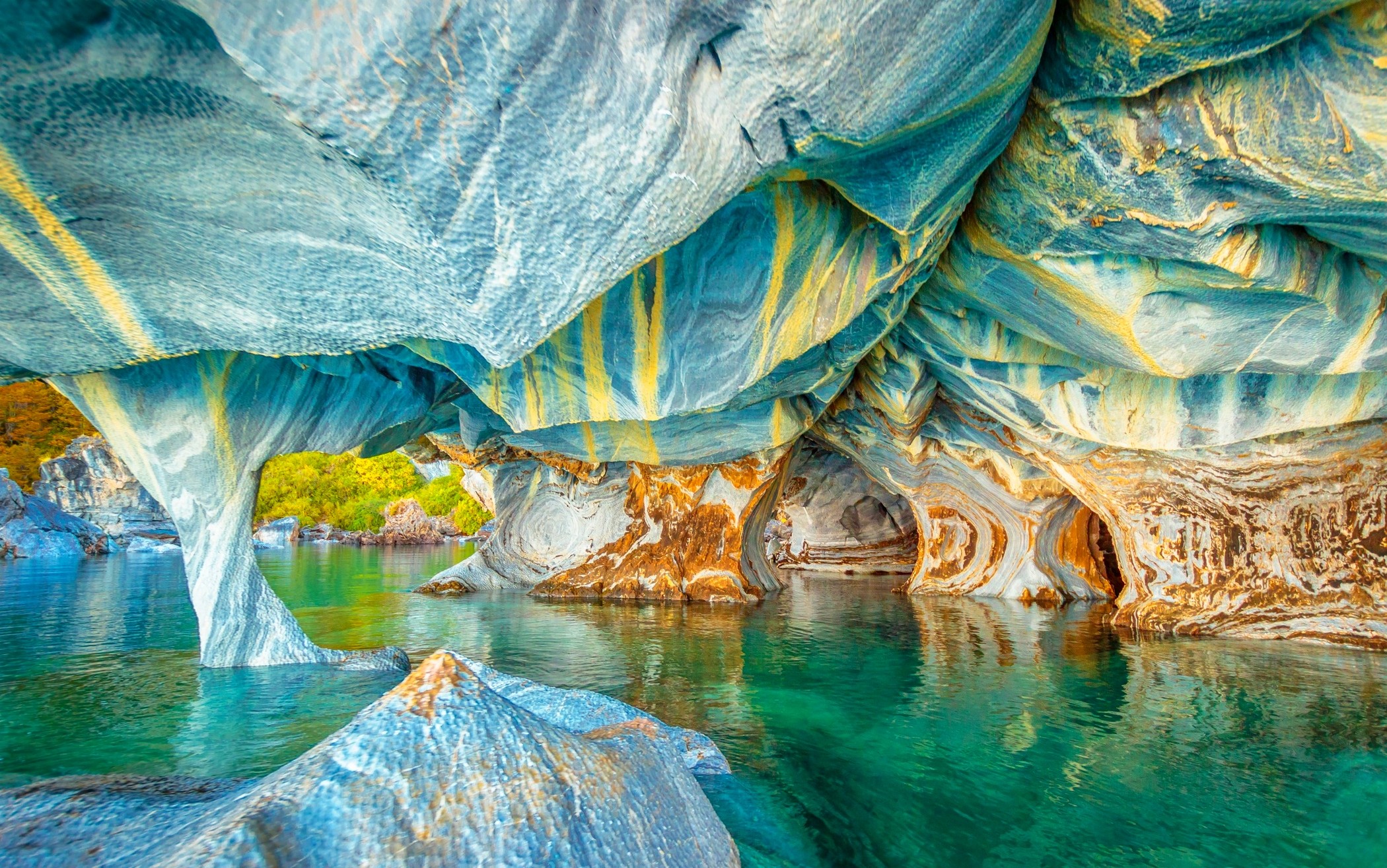 Chile Rocks nature-landscape-lake-cave-chile-colorful-erosion-rock-rock-formation ...